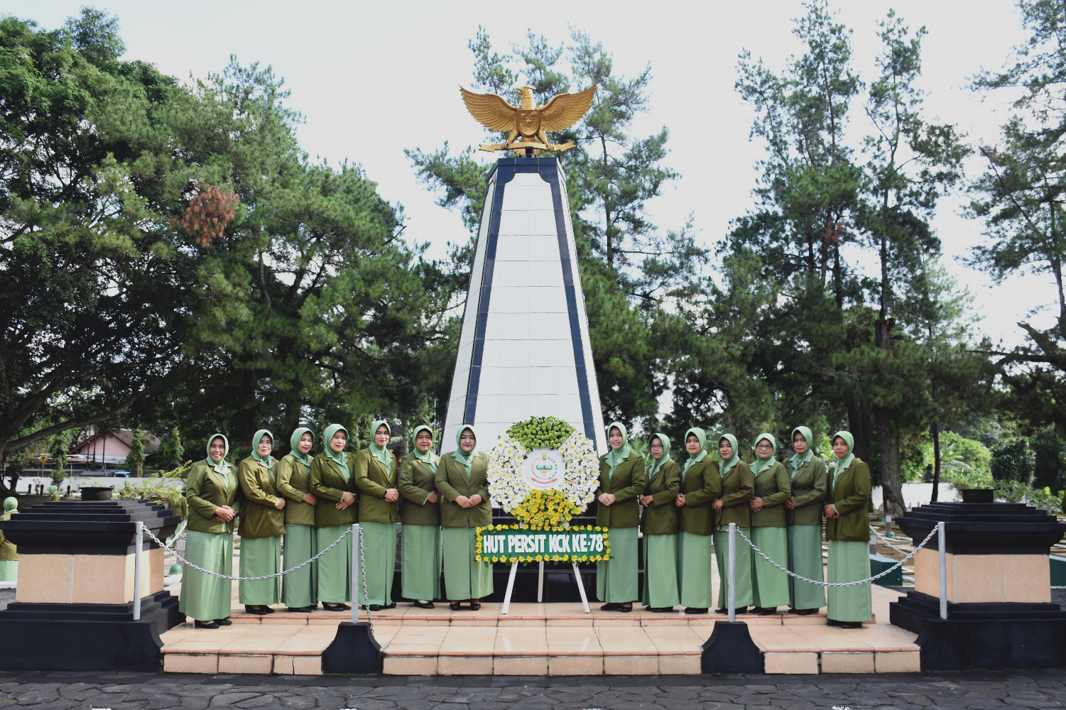 Ziarah ke TMP Dharma Dalam Rangka HUT Persit ke-78